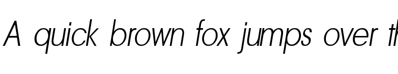 Preview of a_AvanteLtNr ThinItalic