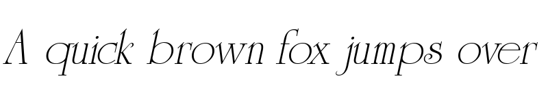 Preview of a_Romanus Italic