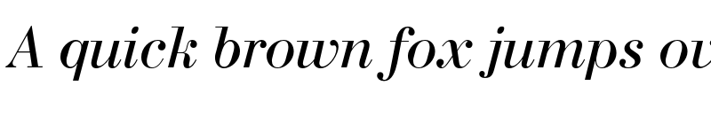 Preview of BodoniC Italic