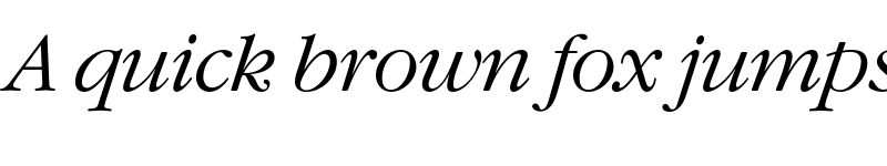 Preview of GaramondC Italic