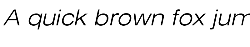 Preview of HeliosExtLight Italic