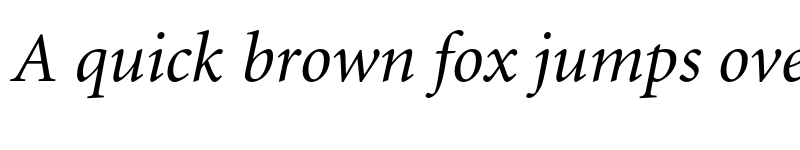 Preview of Miniature Italic