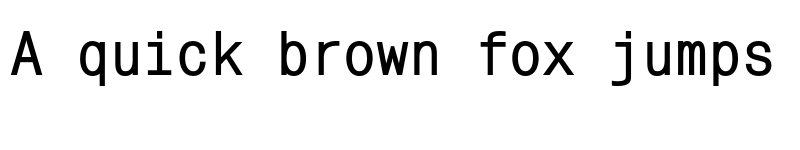 Preview of MonoCondensedC Bold