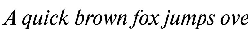 Preview of NewtonC Italic