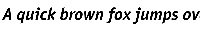 Preview of OfficinaSansC Bold Italic