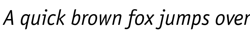 Preview of OfficinaSansC Italic